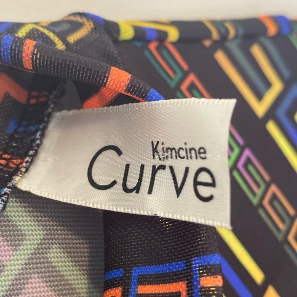 KimCine Curve NWOT Women Sheer Colorful Long Sleeves SizeSmall Back-Zip Jumpsuit - Picture 7 of 15